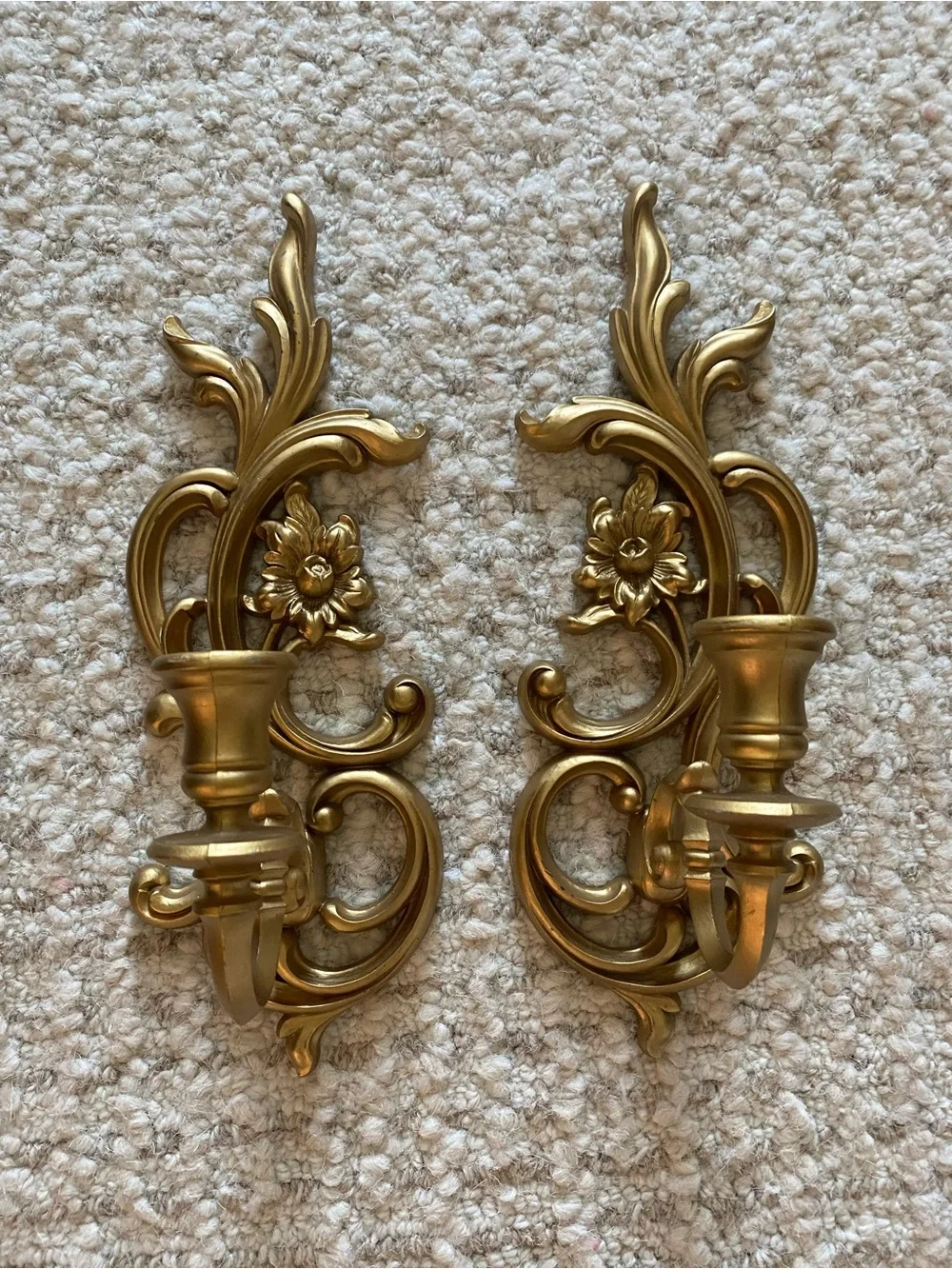 Vintage Gold Syroco Scones